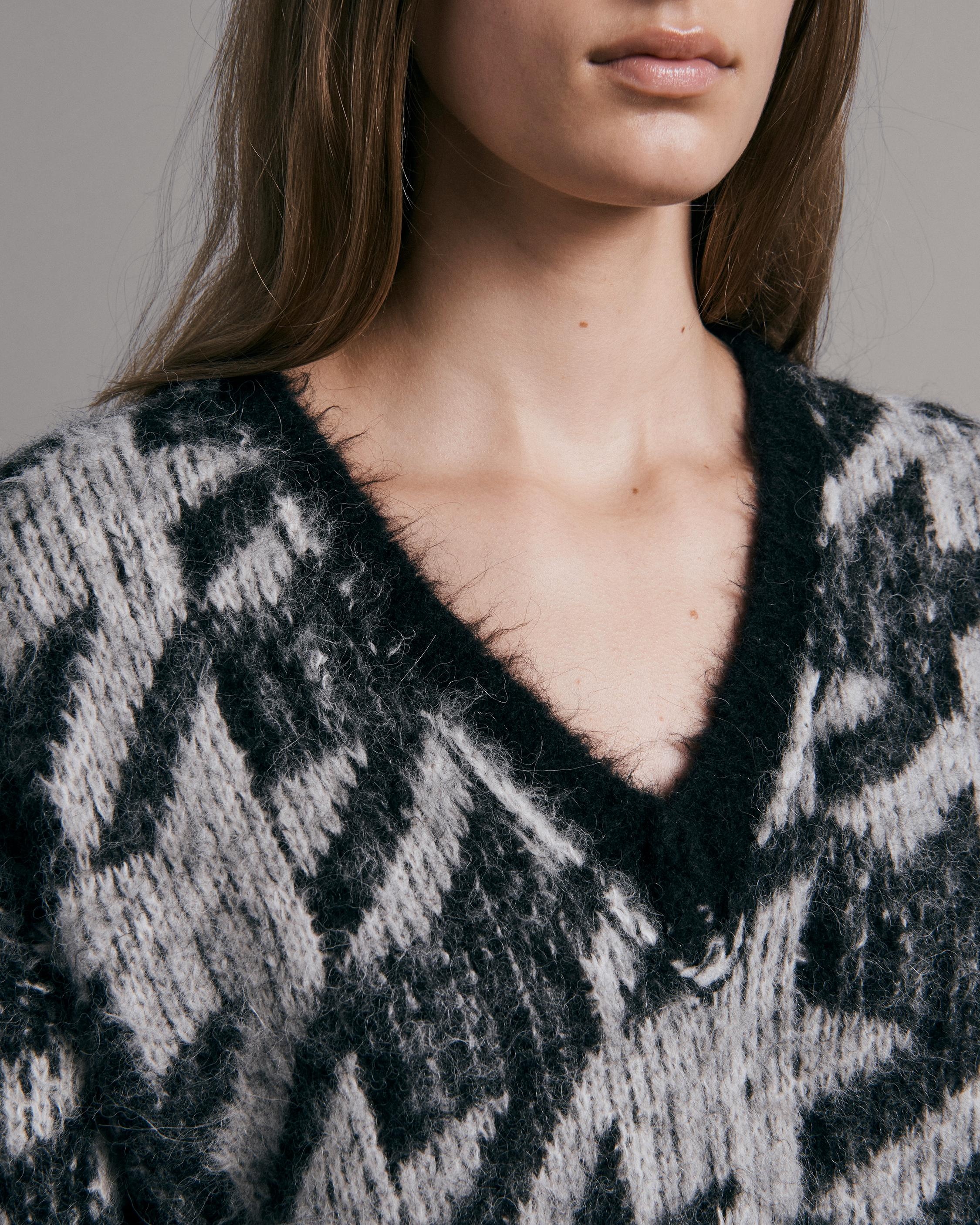 Edith Wool Blend Sweater
Classic Fit Sweater - 6
