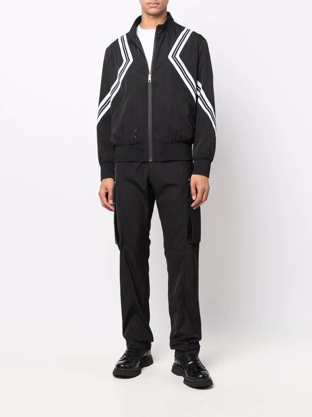 stripe-detail track jacket - 2