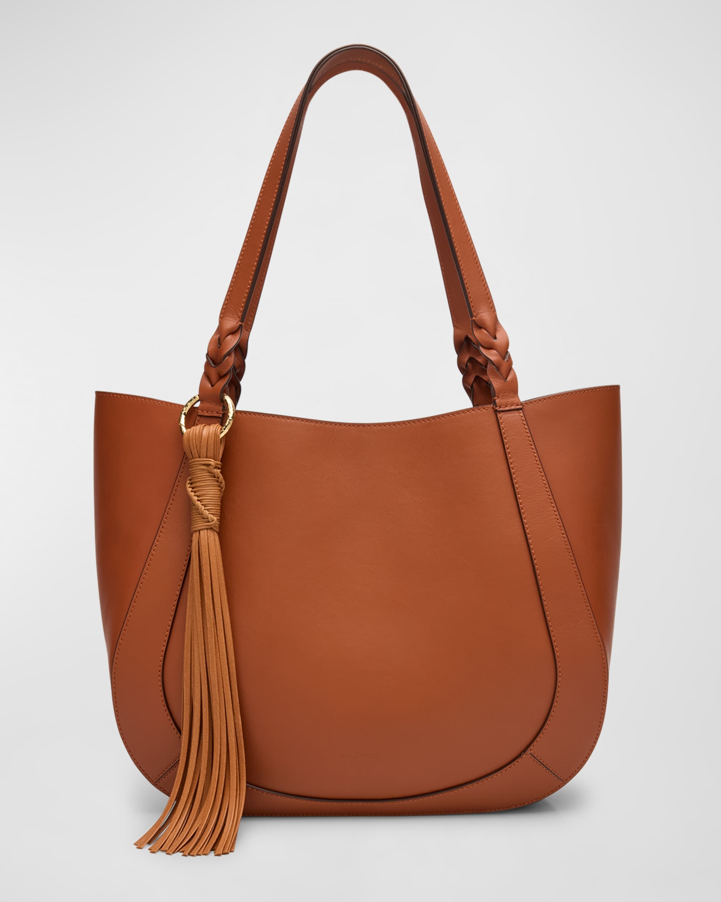 Albers East-West Leather Tote Bag - 1