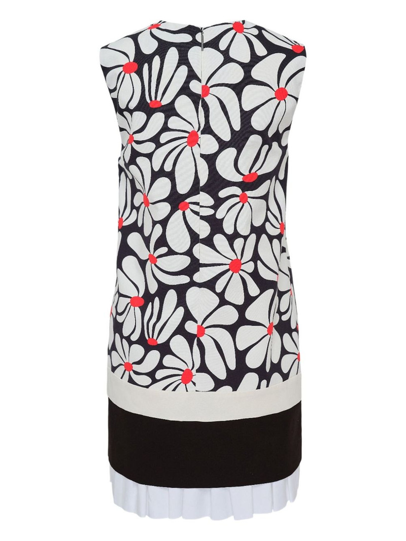 MSGM floral-print sleeveless mini dress outlook