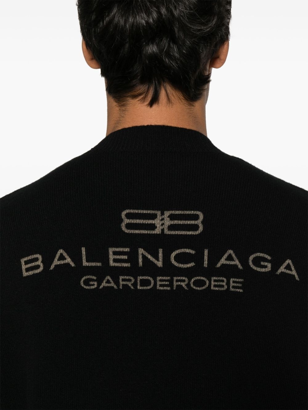 logo-embroidered sweater - 5