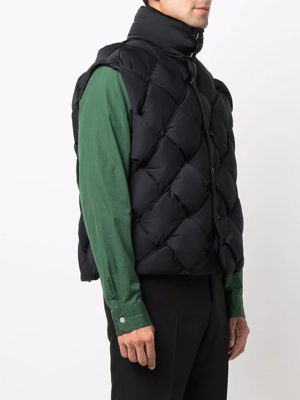 Intrecciato tech nylon vest - 3