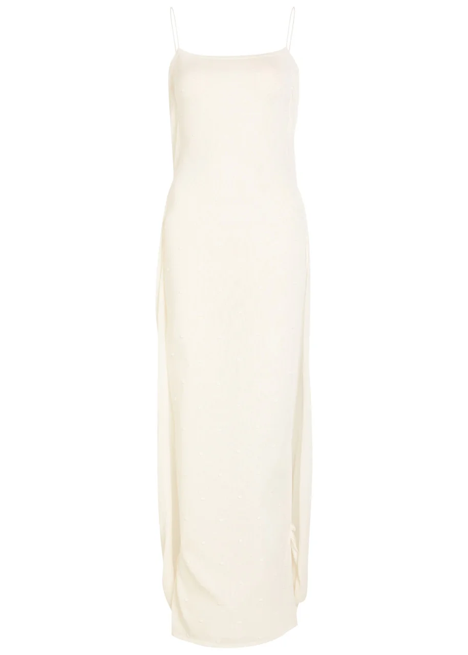 Jacquemus La Robe Maille Plumetis Mesh Maxi Dress - 1