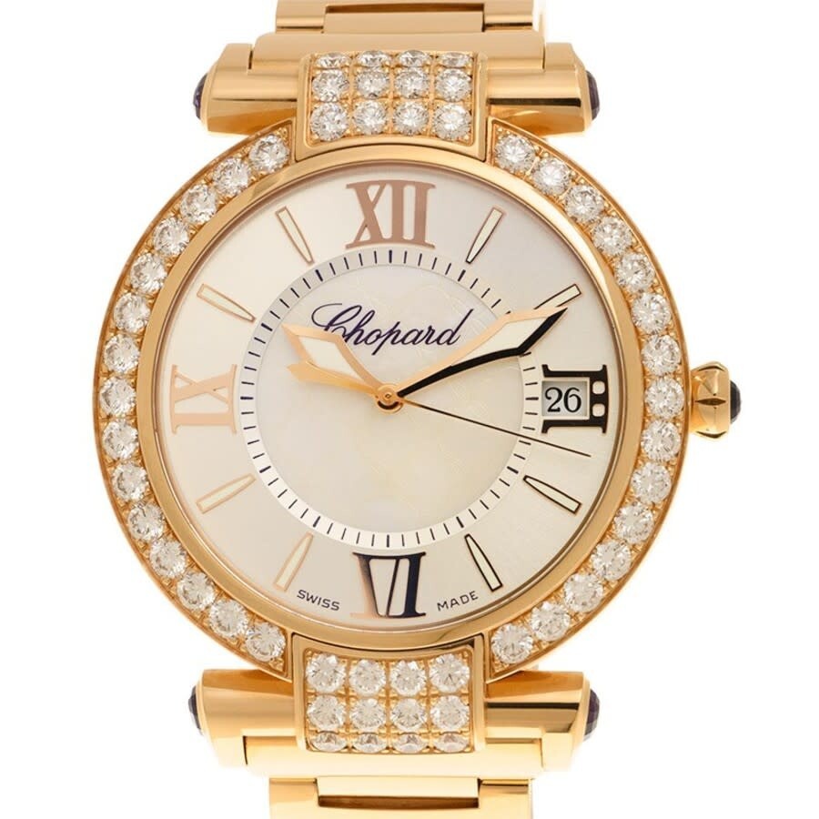 Chopard Imperiale Mother of Pearl Diamond 18kt Rose Gold Ladies Watch 384241-5004 - 2