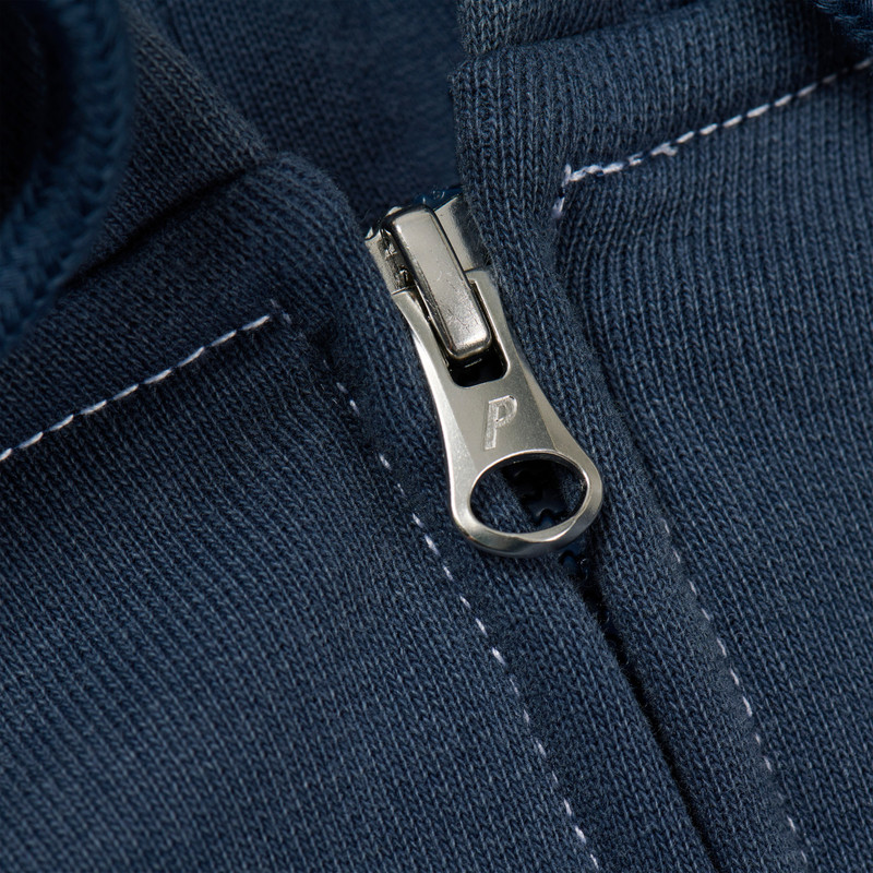 TRIPLE STITCH VERITAS ZIP HOOD NAVY 3
