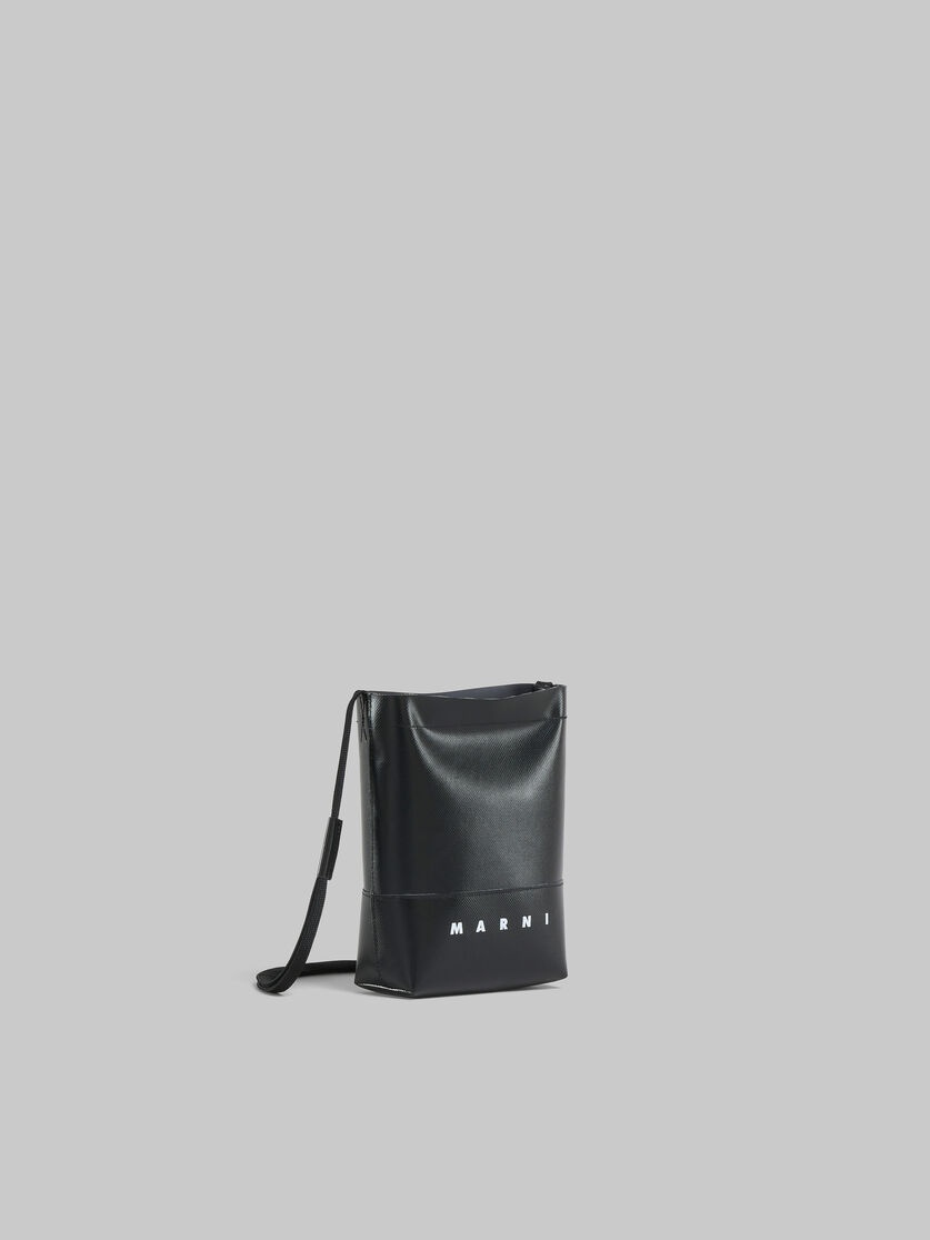BLACK CROSSBODY BAG WITH SHOELACE STRAP - 6