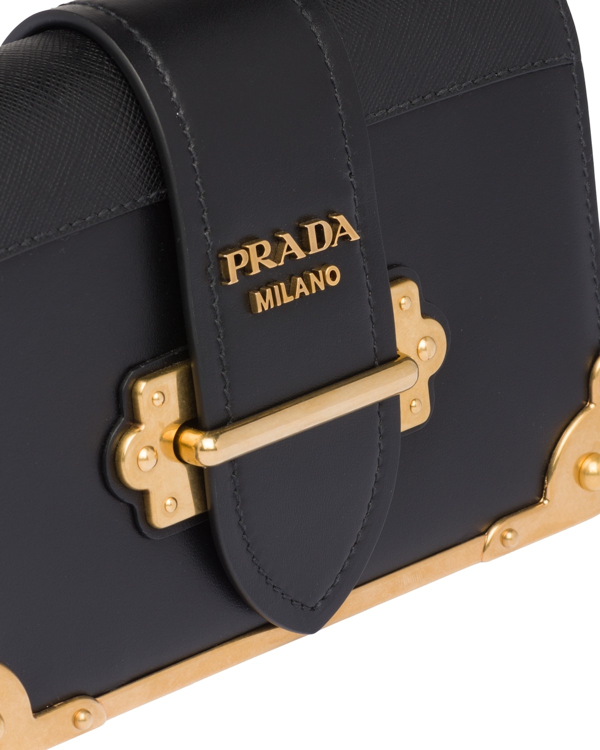 Leather Prada Cahier Bag - 6