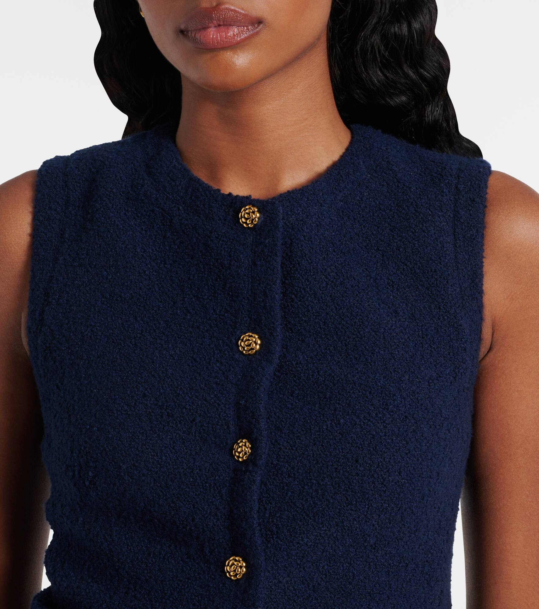 Cashmere and wool-blend vest - 4