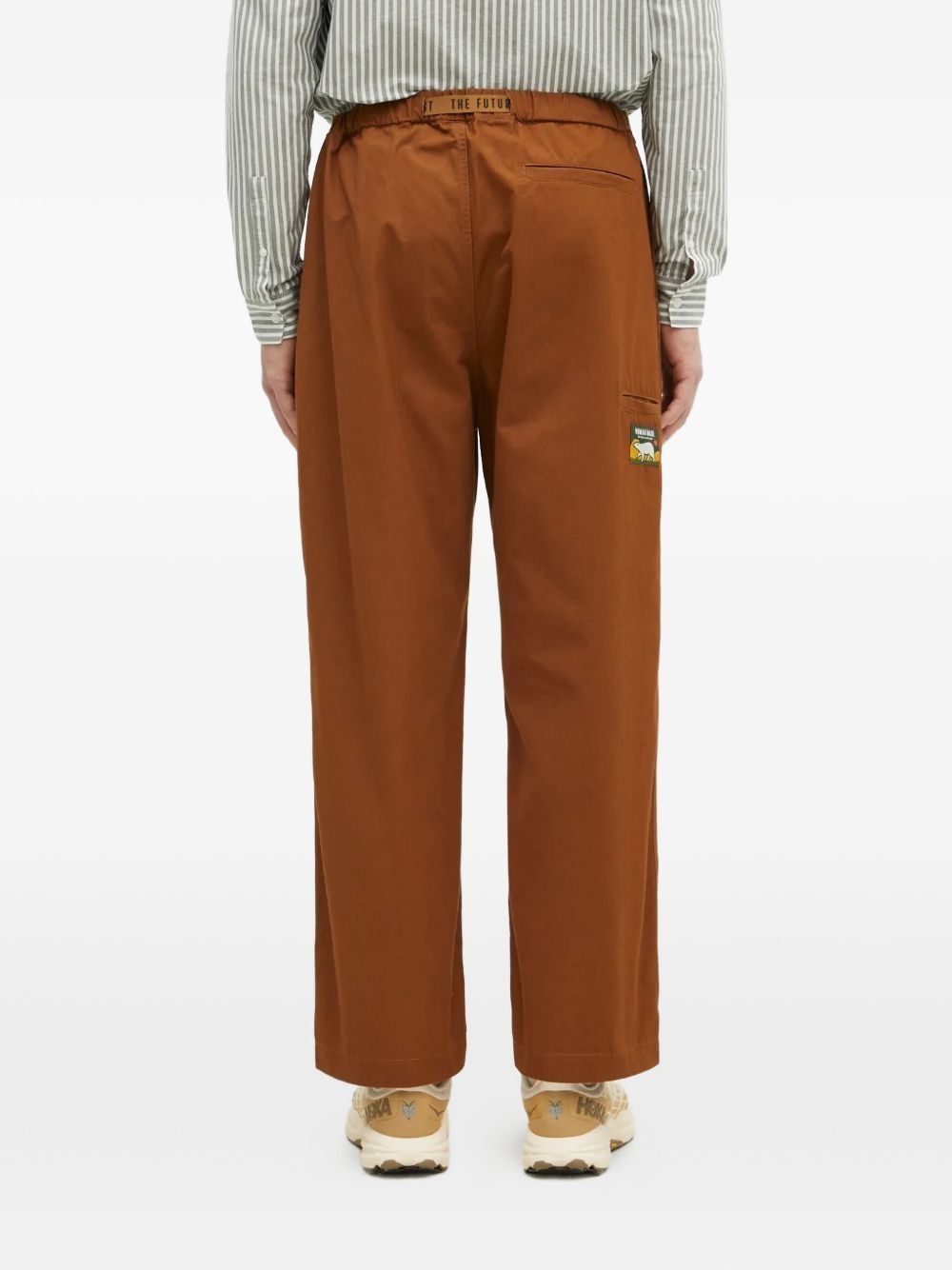 slide-buckled trousers - 3