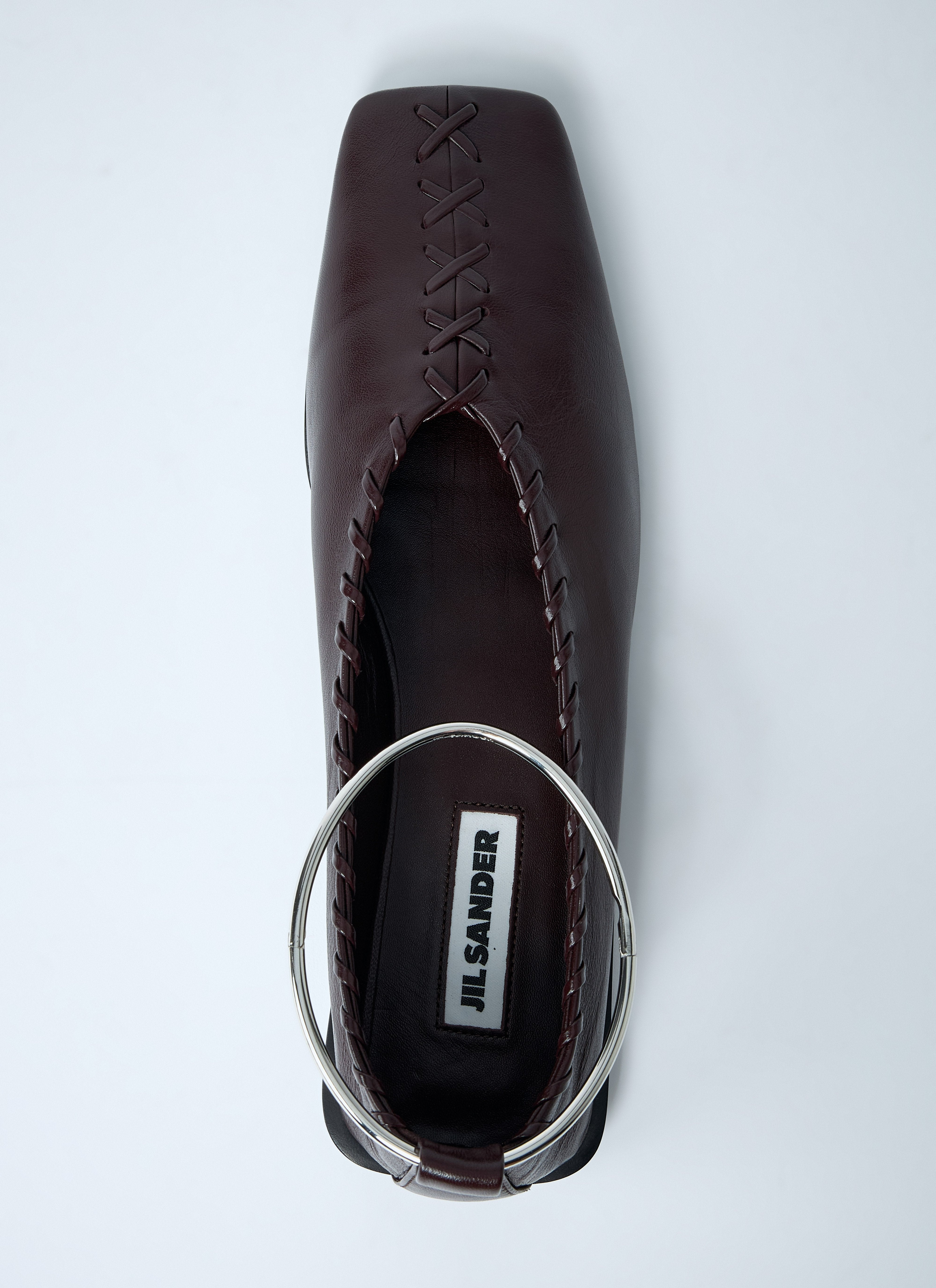 Jil Sander Women Leather Ballerina Flats - 6