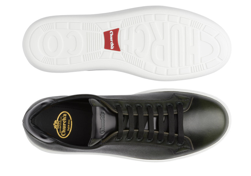 Boland plus 2 St James Leather Classic Sneaker Military 3