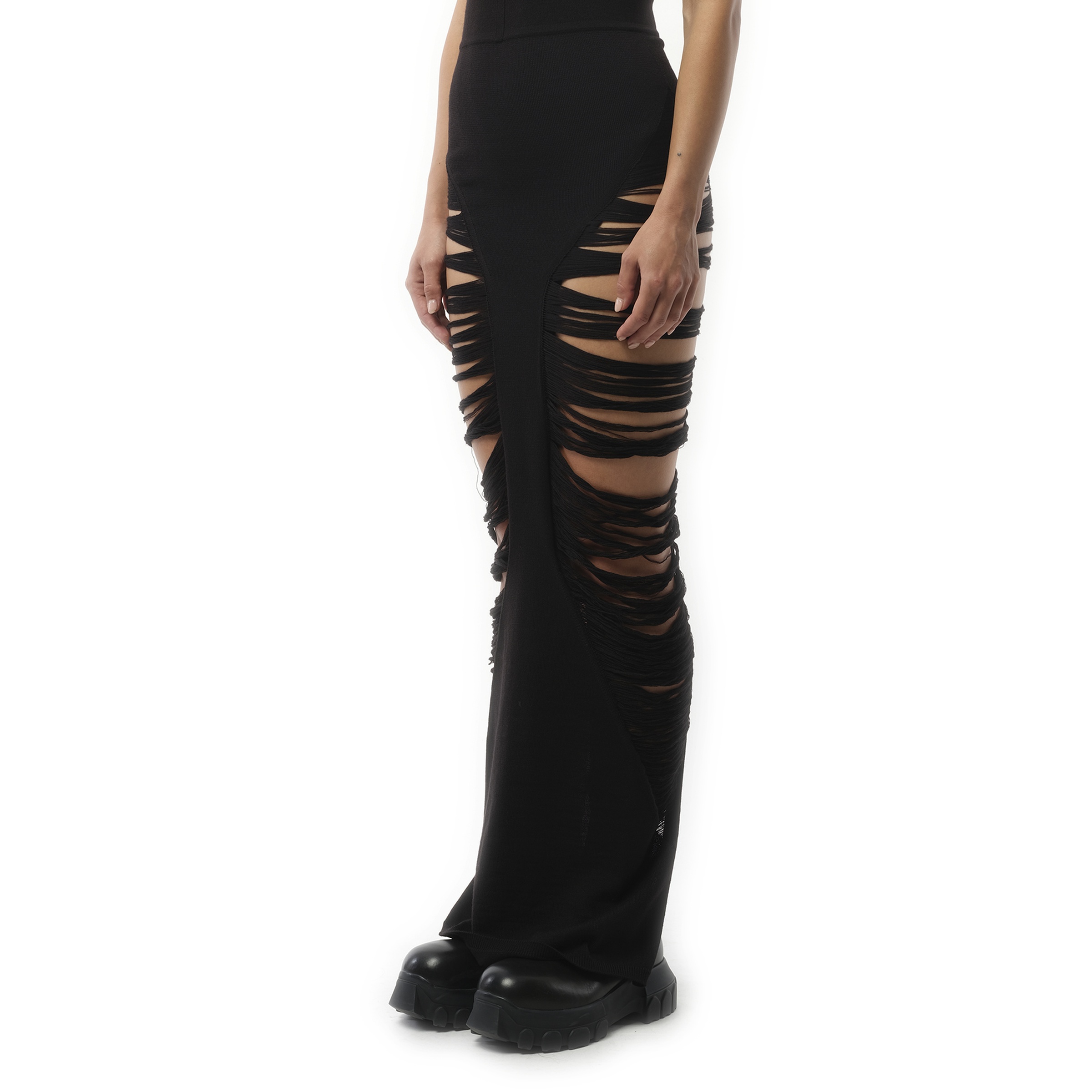 Pillar Skirt in Black - 5