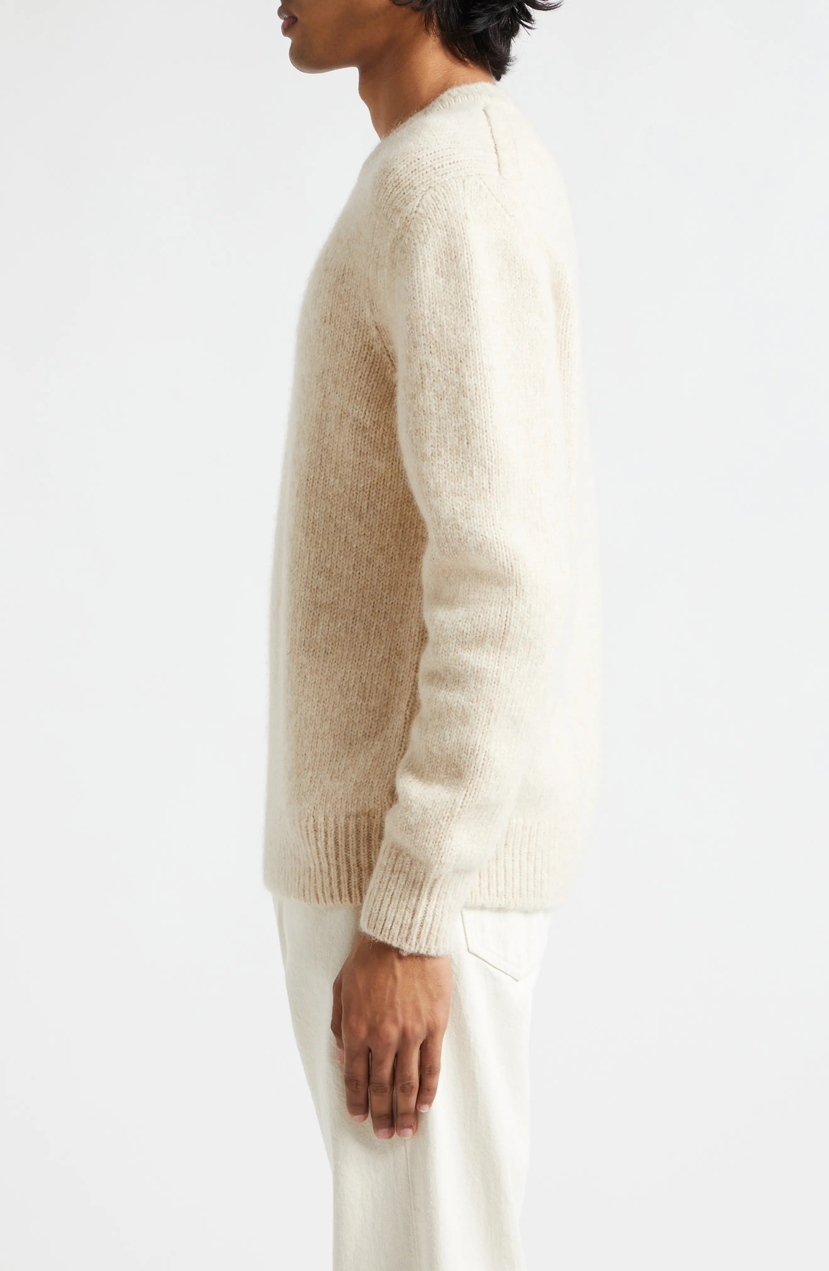 Alpaca & Wool Blend Sweater - 3