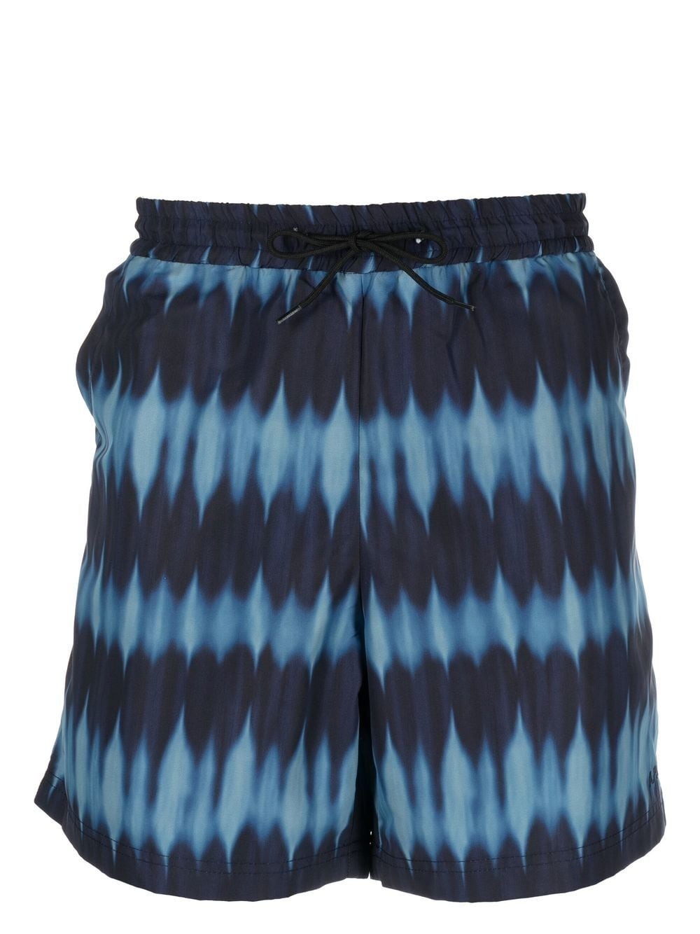 tie-dye swim shorts - 1