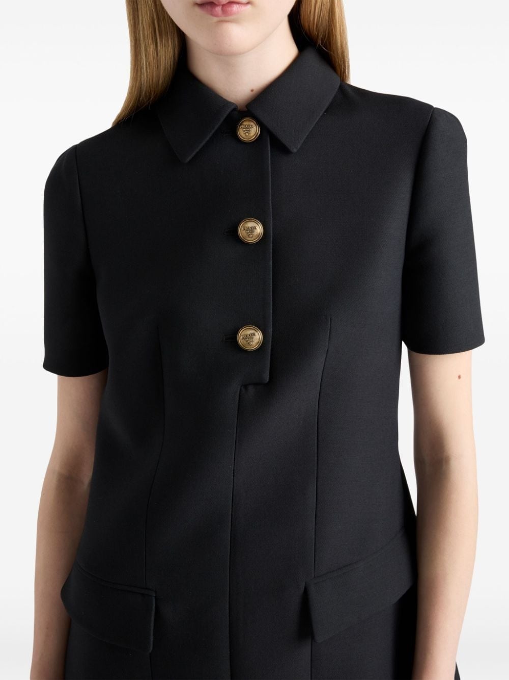 Prada Tricotine mini dress | farfetch | REVERSIBLE