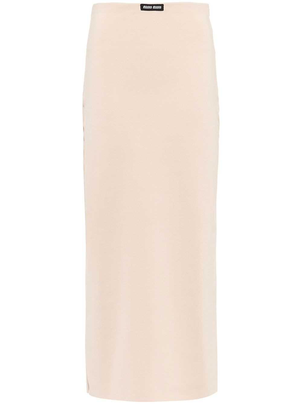 high-waist midi skirt - 1