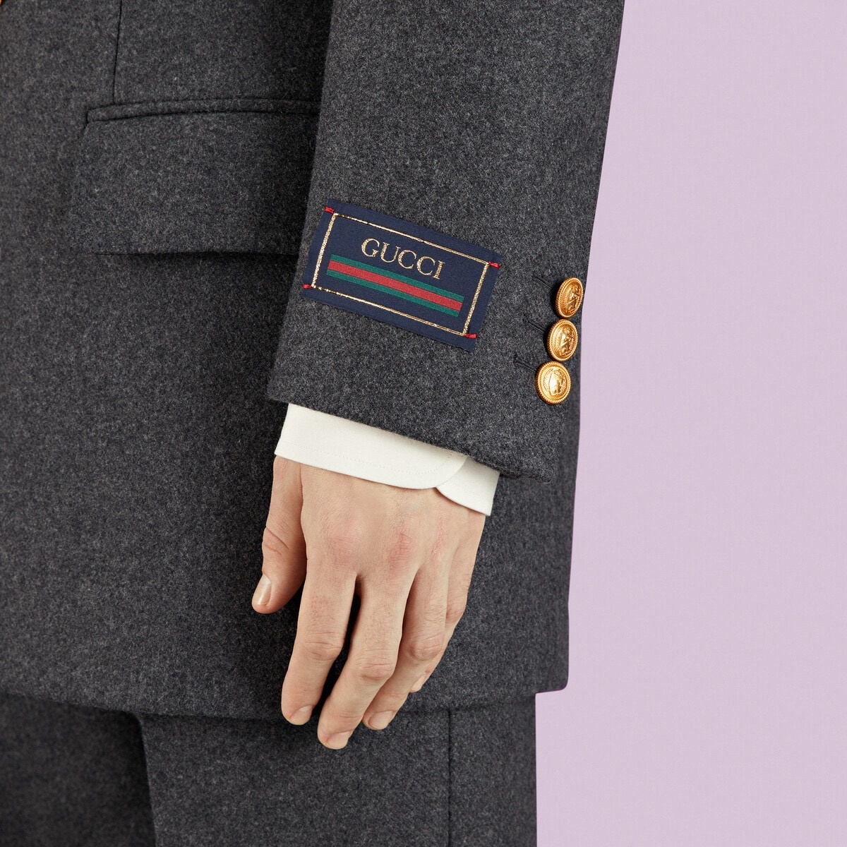 Wool cashmere formal jacket - 5