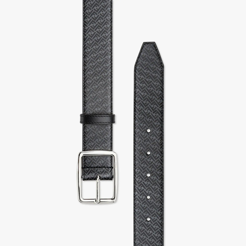 FENDI Black leather belt outlook