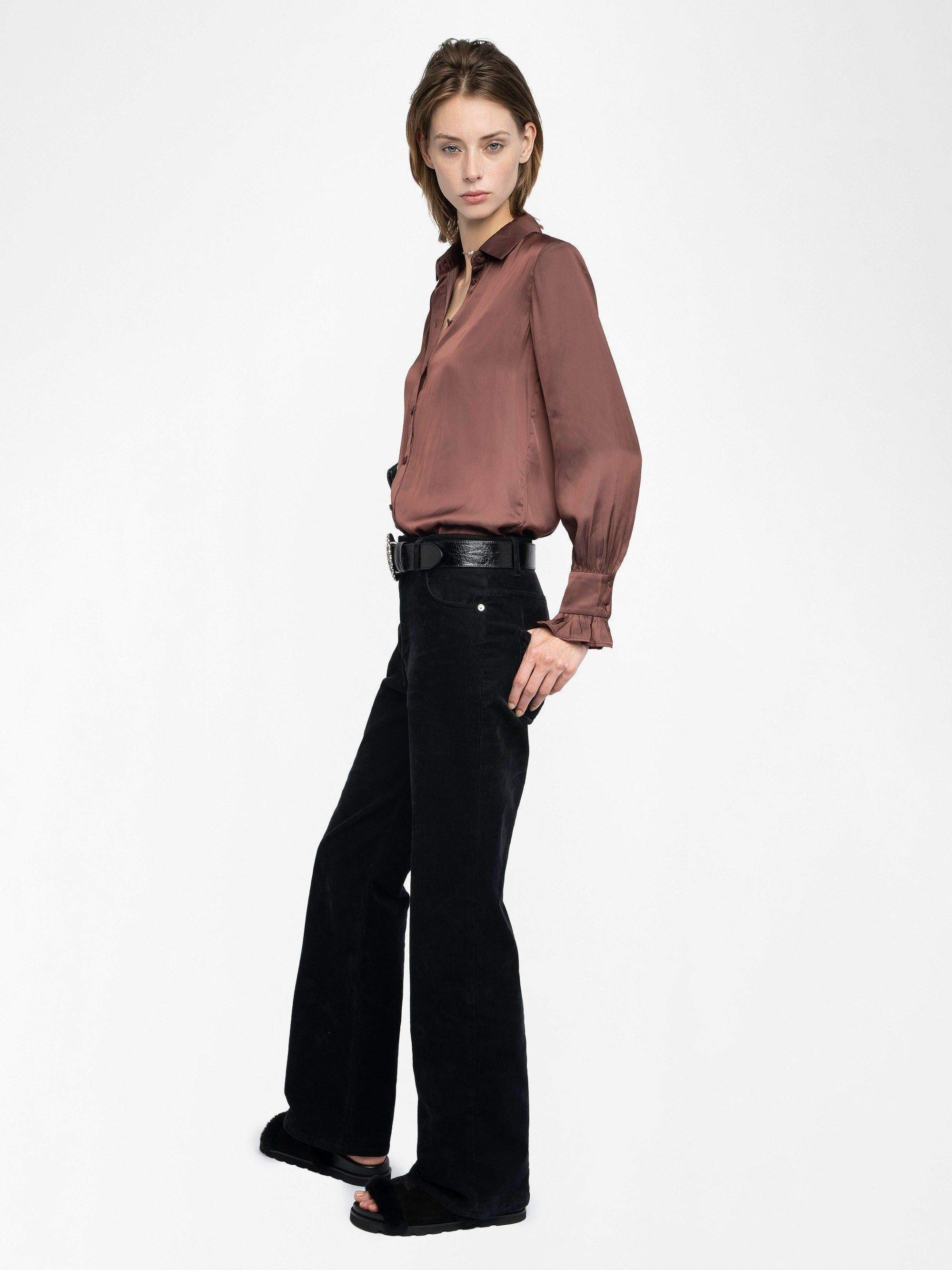 Thely Satin Shirt - 7