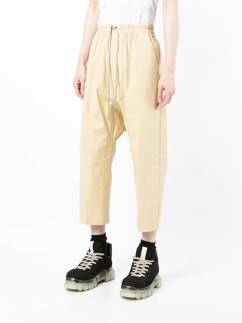 drawstring track pants - 3