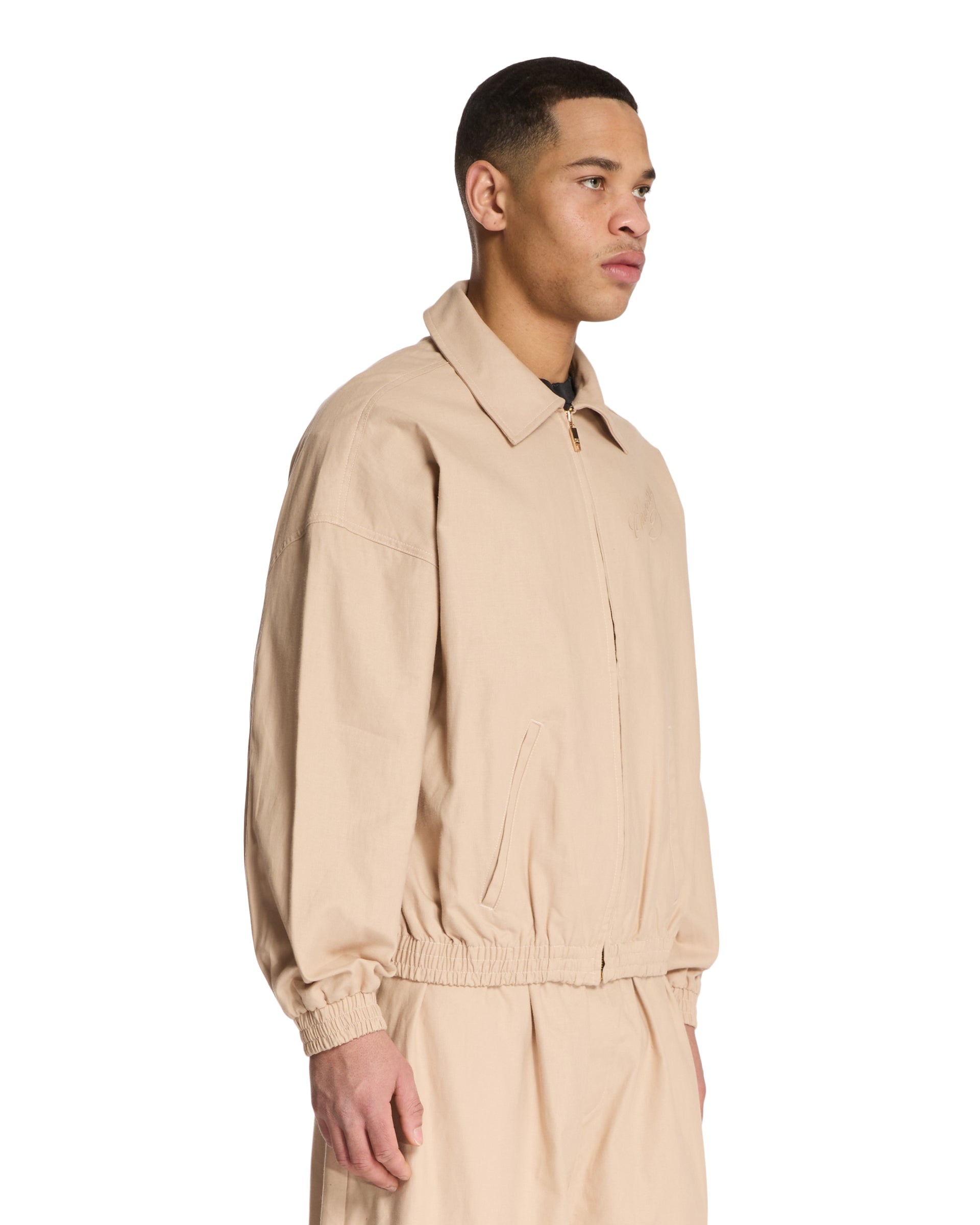 Beige Zip Jacket - 4