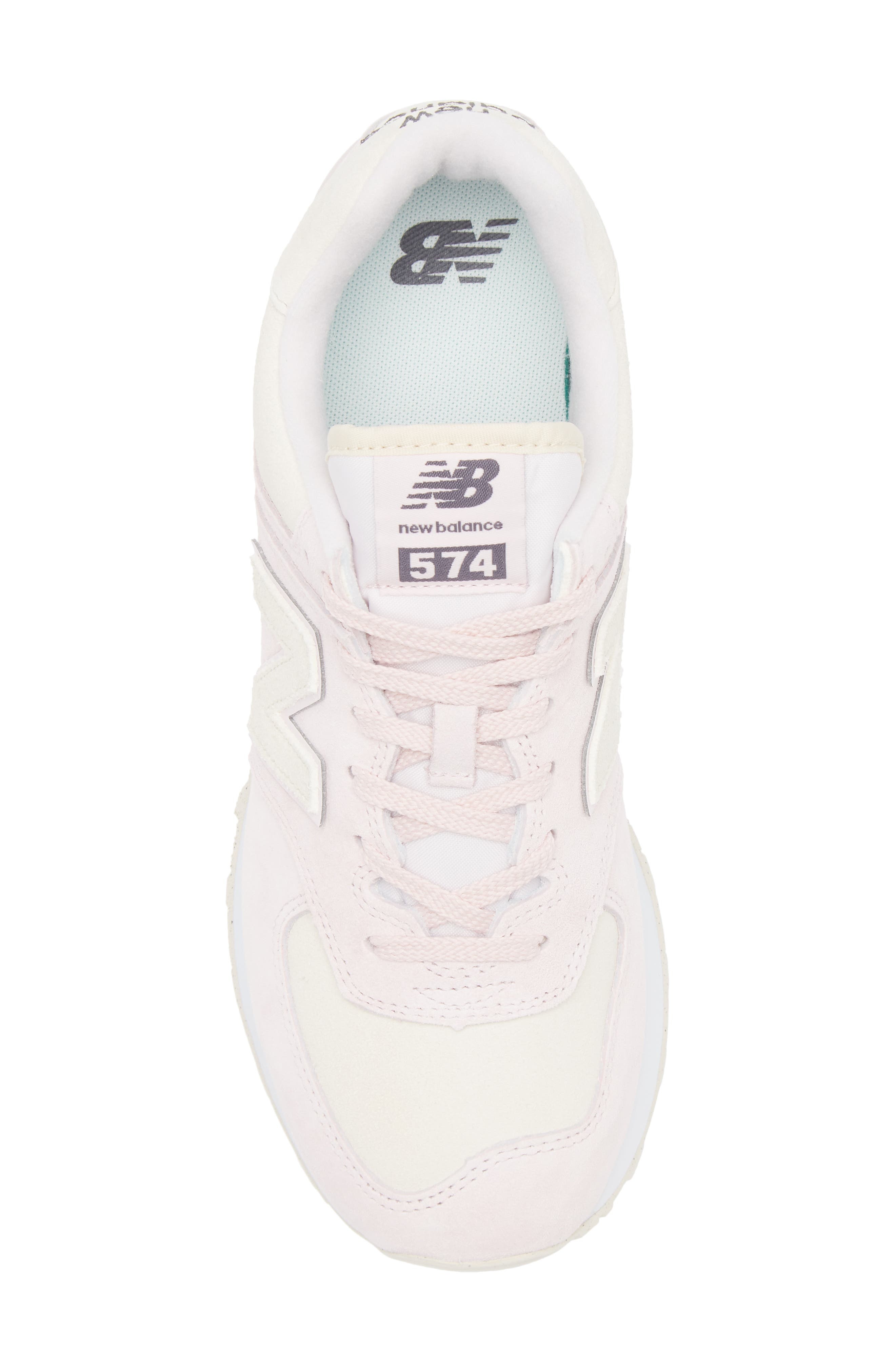 New Balance 574 Sneaker in Pink Granite/Linen at Nordstrom - 5