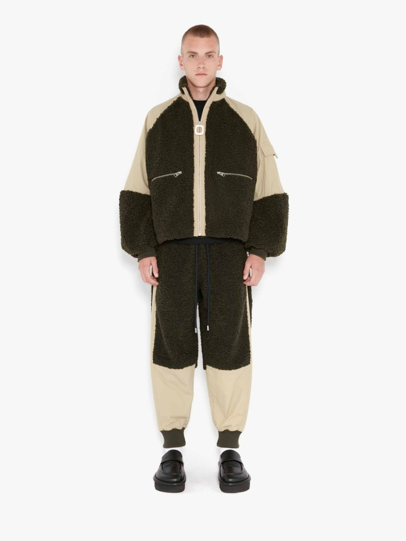 JW Anderson COLOUR BLOCK FLEECE TRACK PANTS outlook