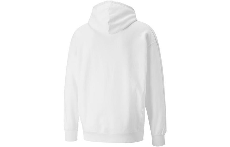 PUMA PUMA Circle Logo Hoodie 'White' 535374-02 outlook