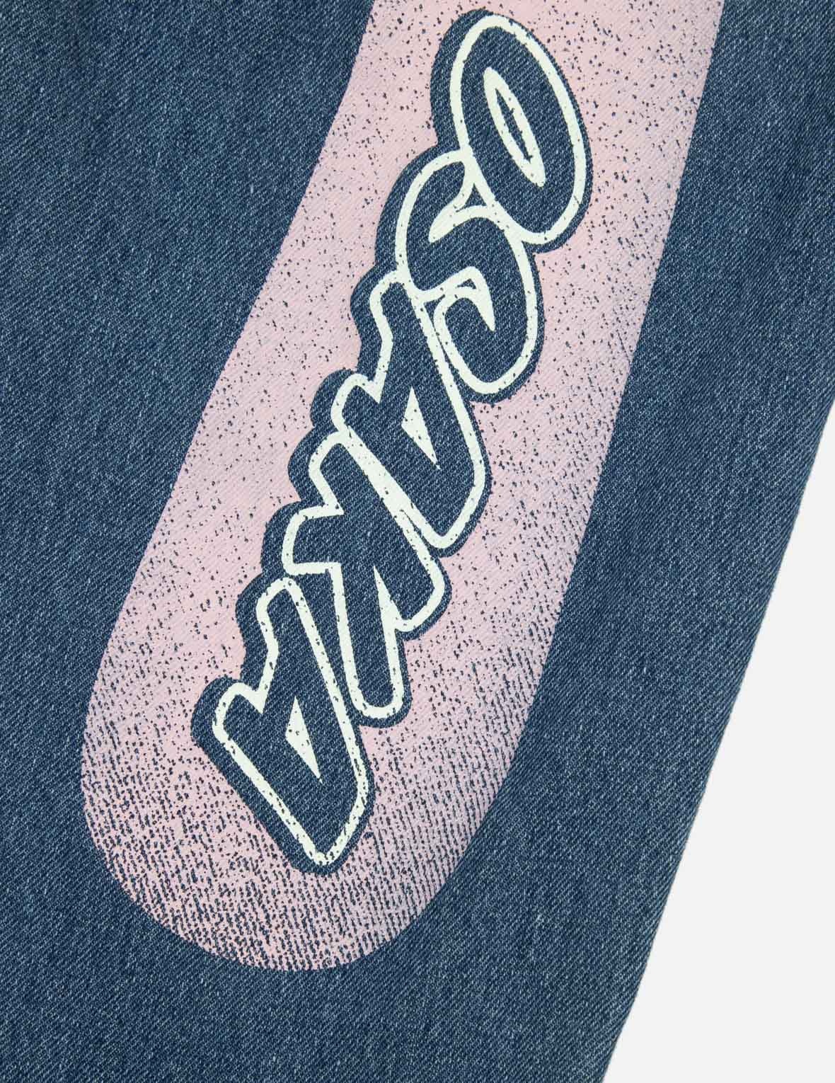EVISU OSAKA DAICOCK PRINT RELAX FIT JEANS - 7