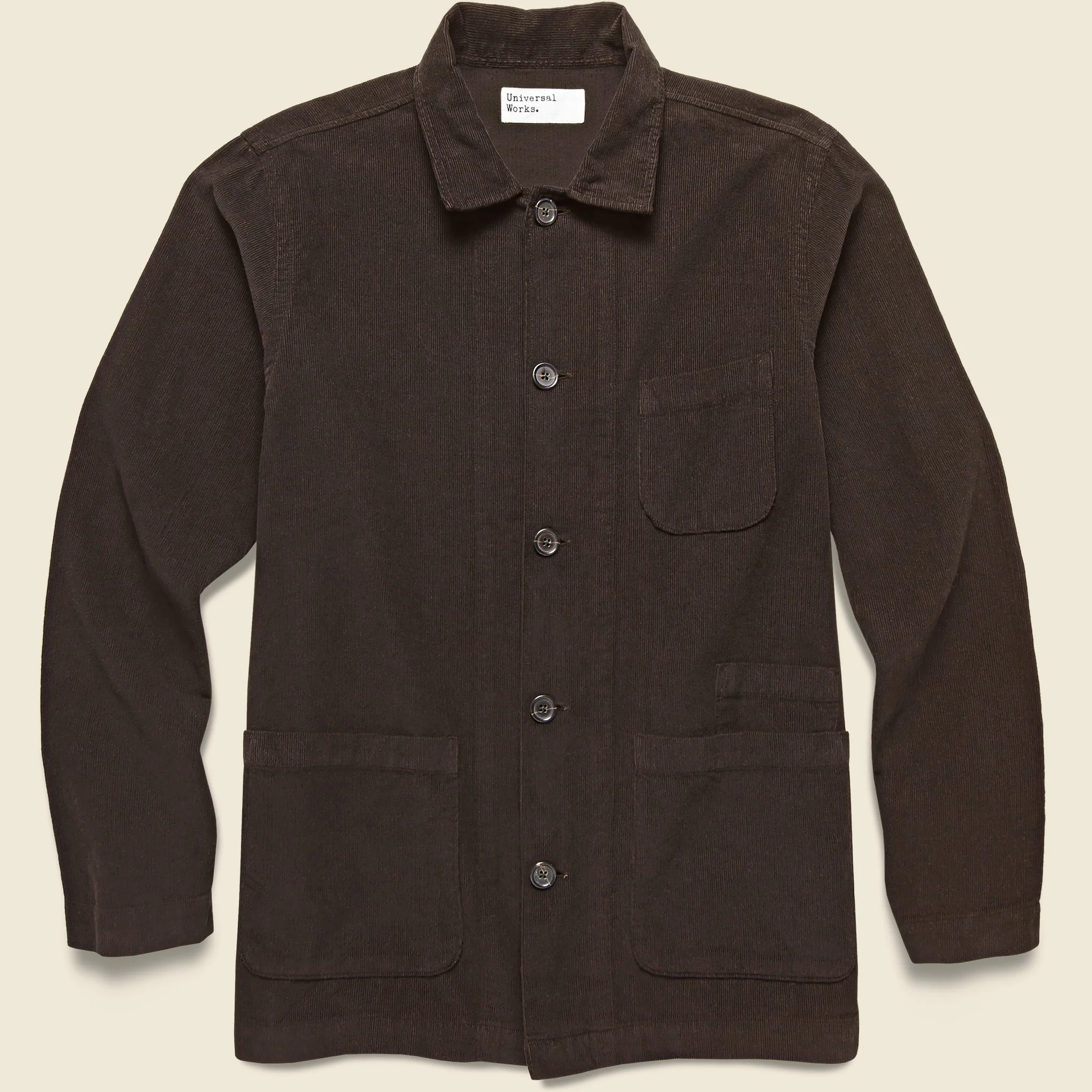 Bakers Fine Cord Overshirt - Brown - 1