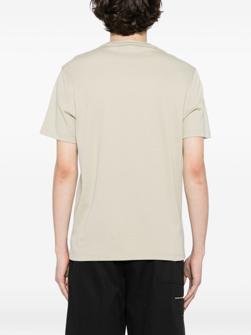 logo-embroidered cotton T-shirt 4