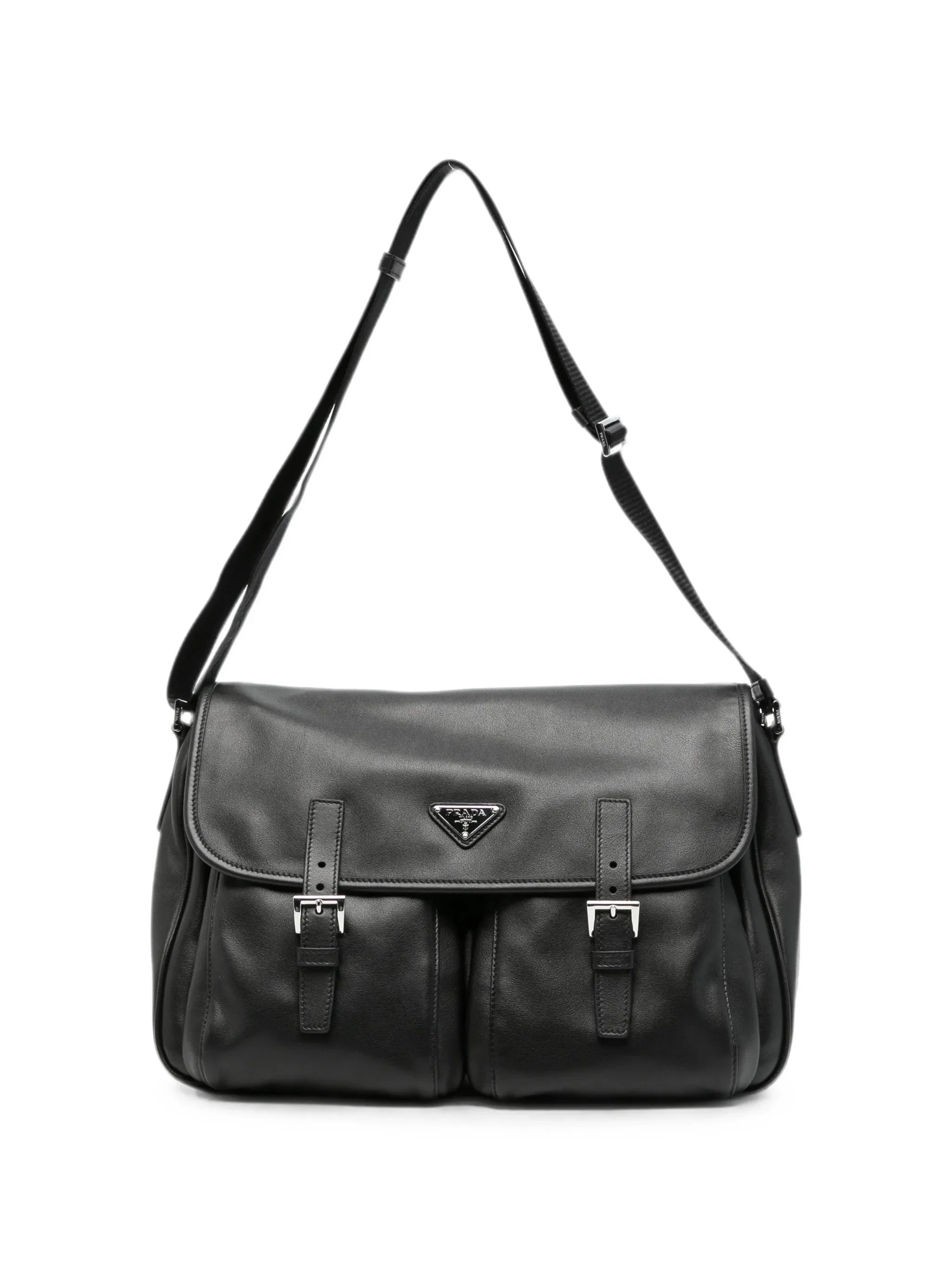 Prada Re-Nylon Leather Shoulder Bag - 1