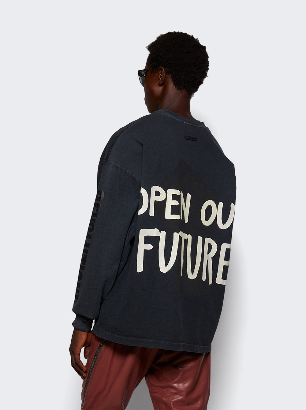 Relaxed Long Sleeve Future Tee Black - 4