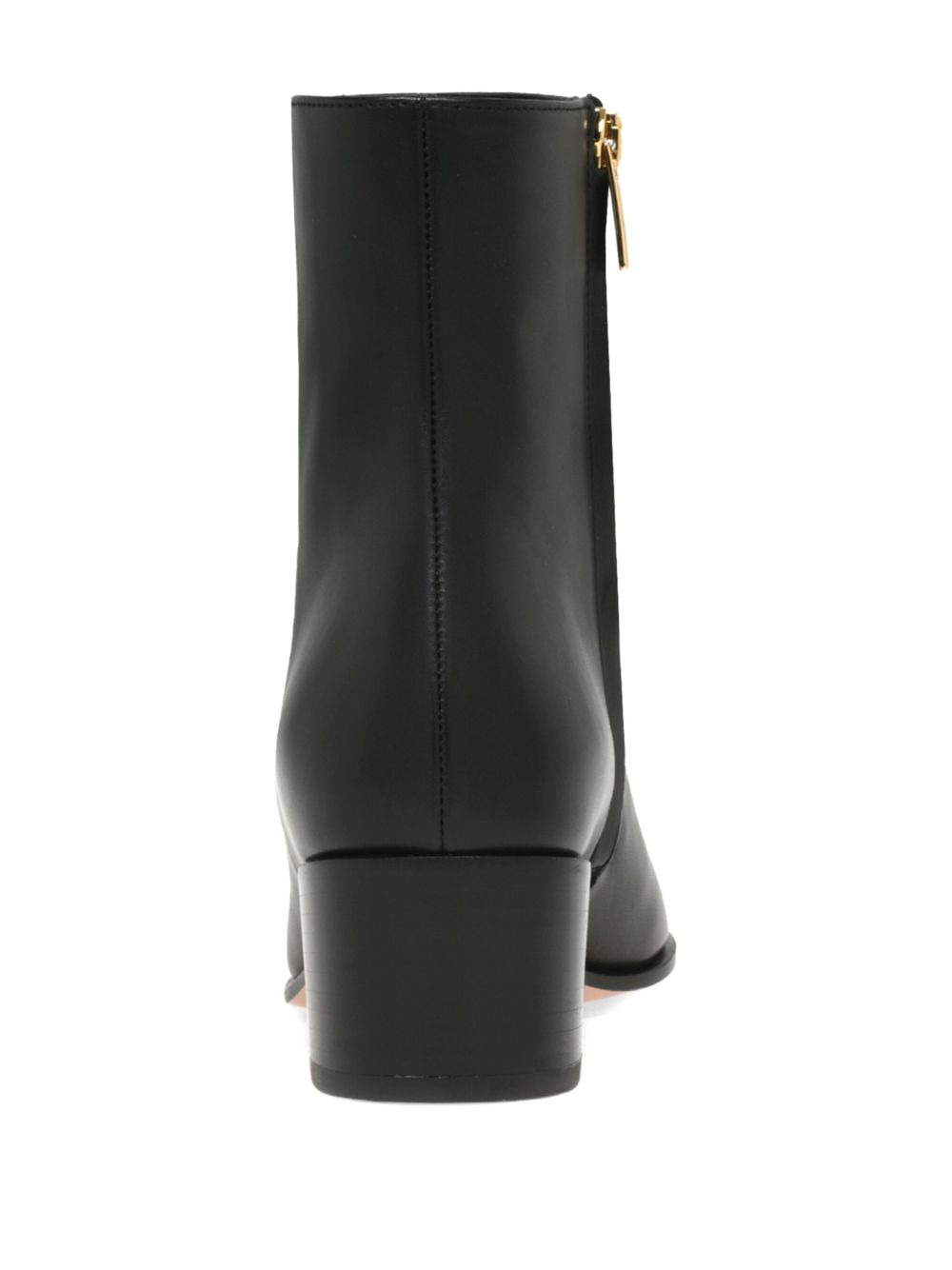 leather heeled boots - 3