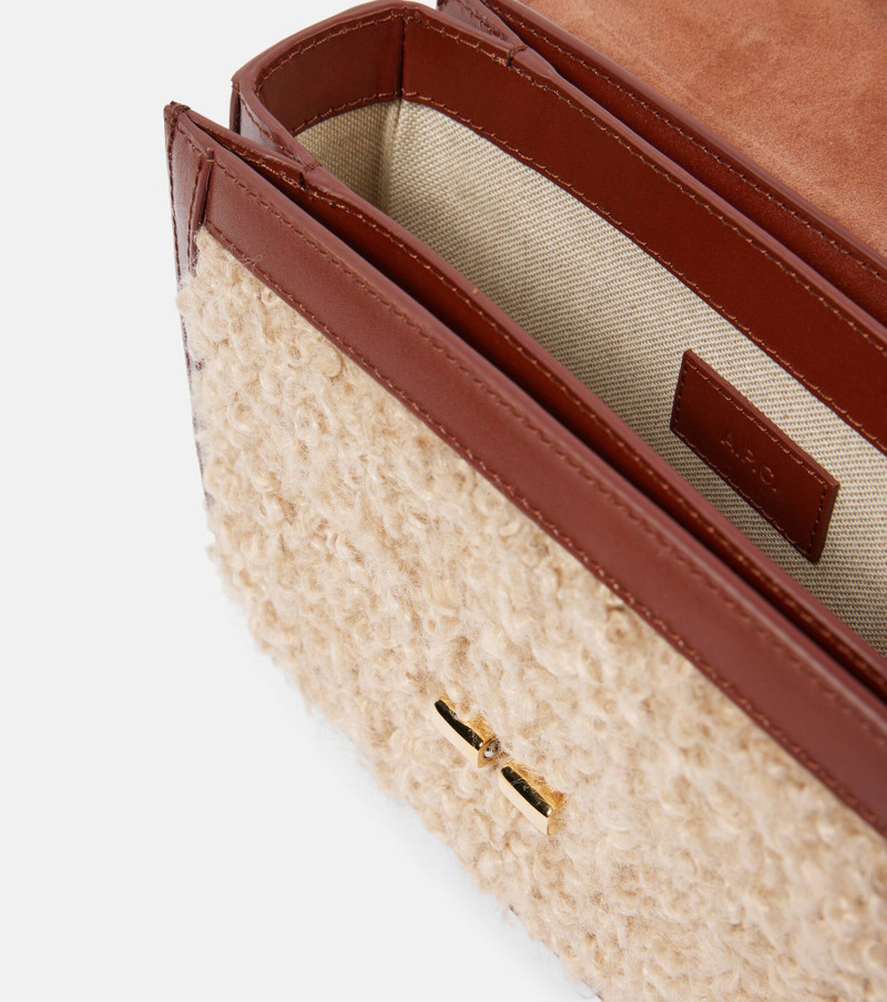 Grace Small faux shearling shoulder bag 3