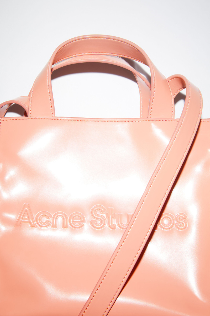 Logo mini shoulder tote bag - Salmon pink 5