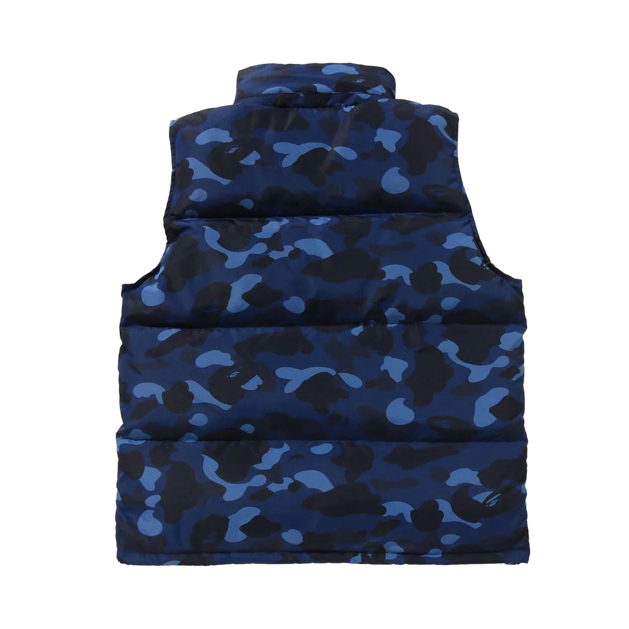 BAPE Color Camo Down Vest 'Navy' - 2