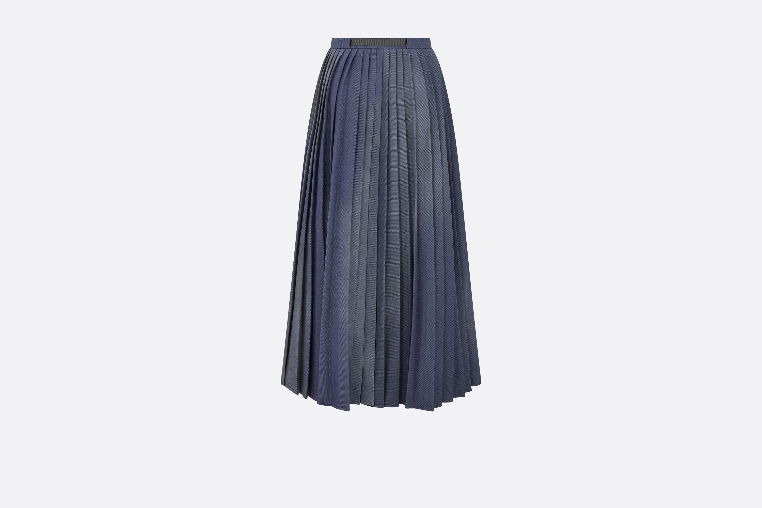 Asymmetric Pleated Skirt - 2
