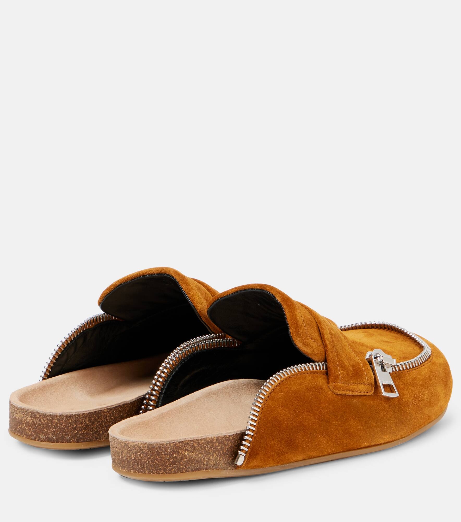 Biker suede mules - 2