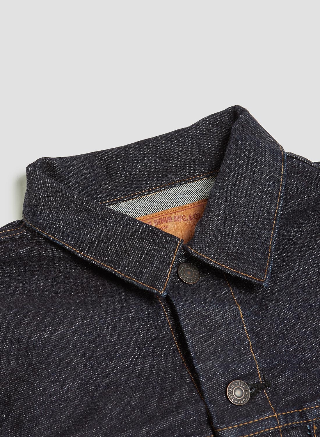 FOB Factory Selvedge Denim 3rd Jacket Indigo - 4