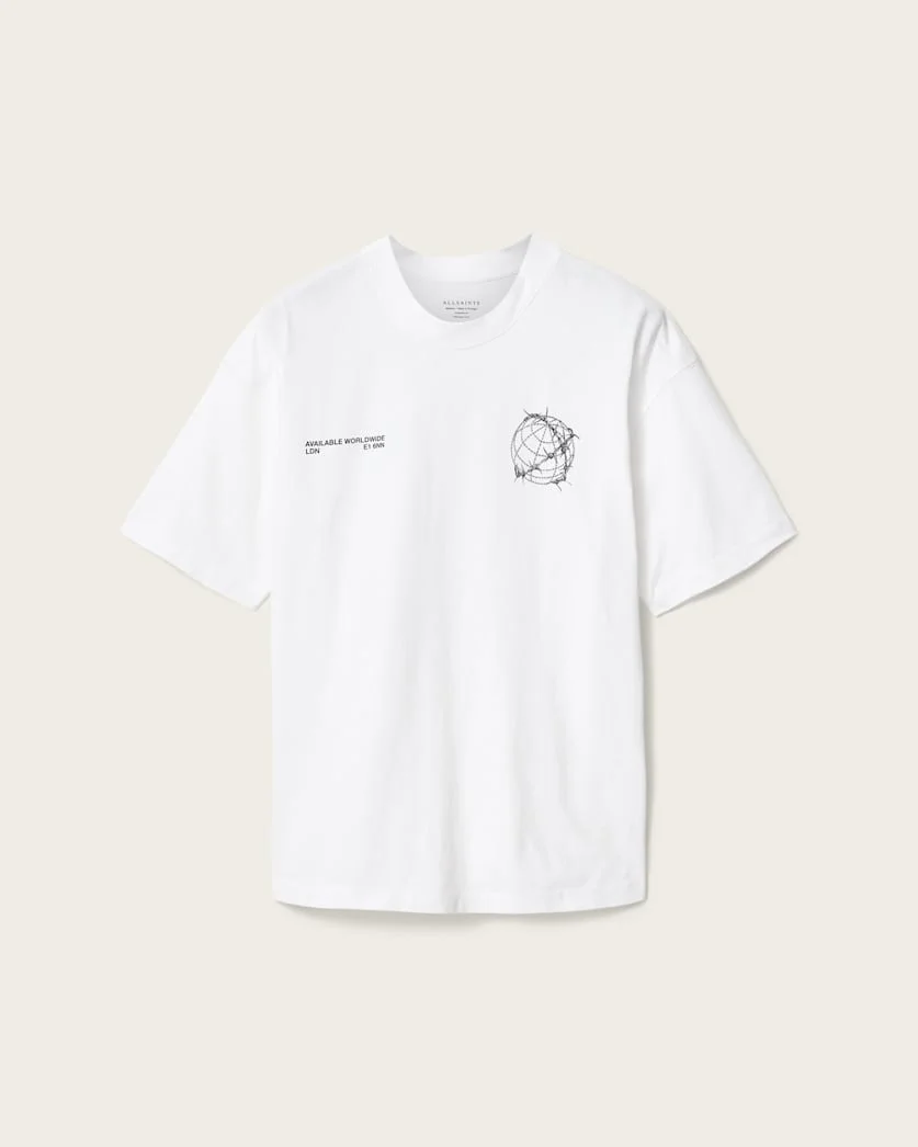 CALLER OVERSIZED SHORT SLEEVE GRAPHIC T-SHIRT - 1