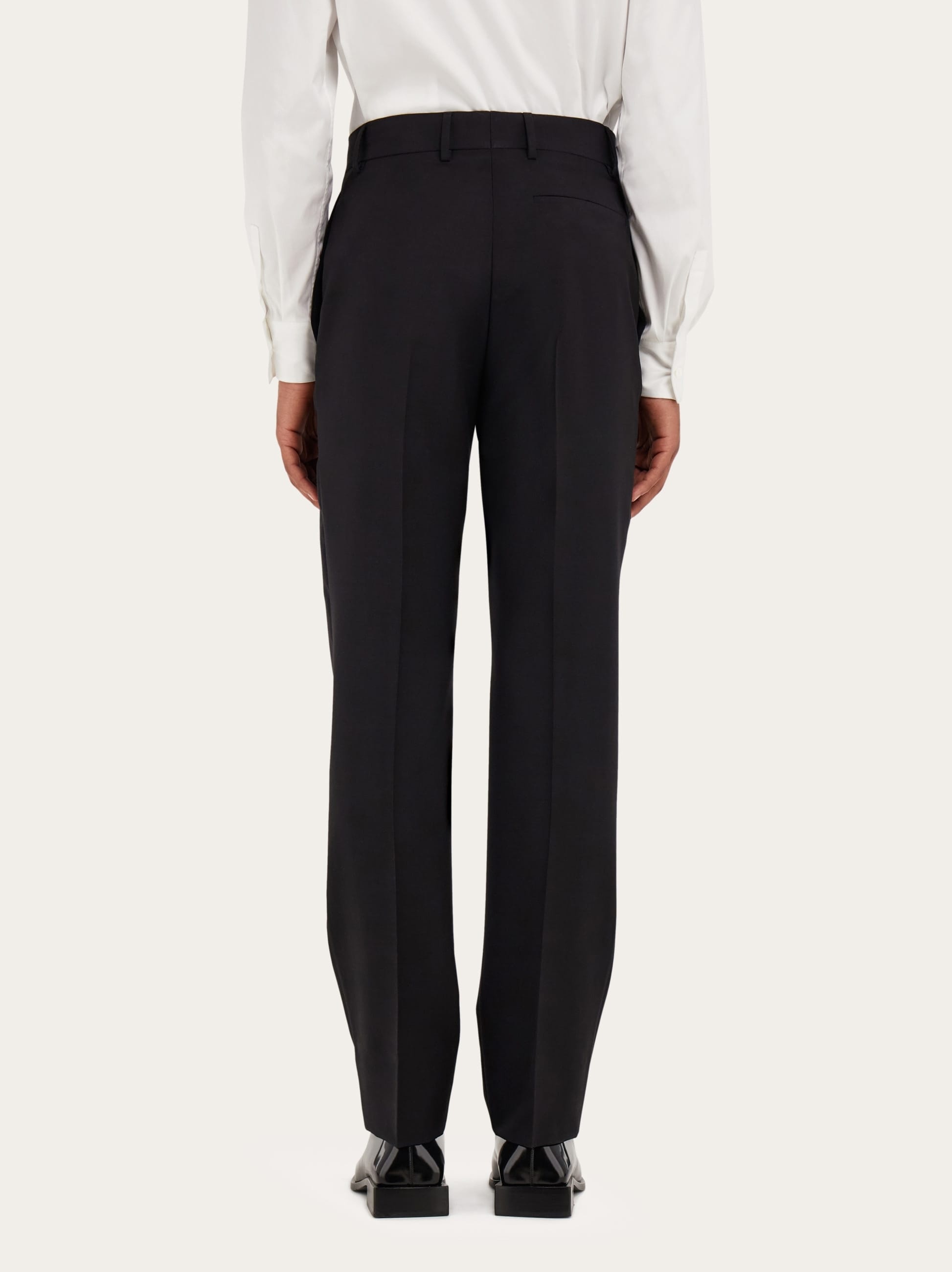 Flat front tailored trouser - 4