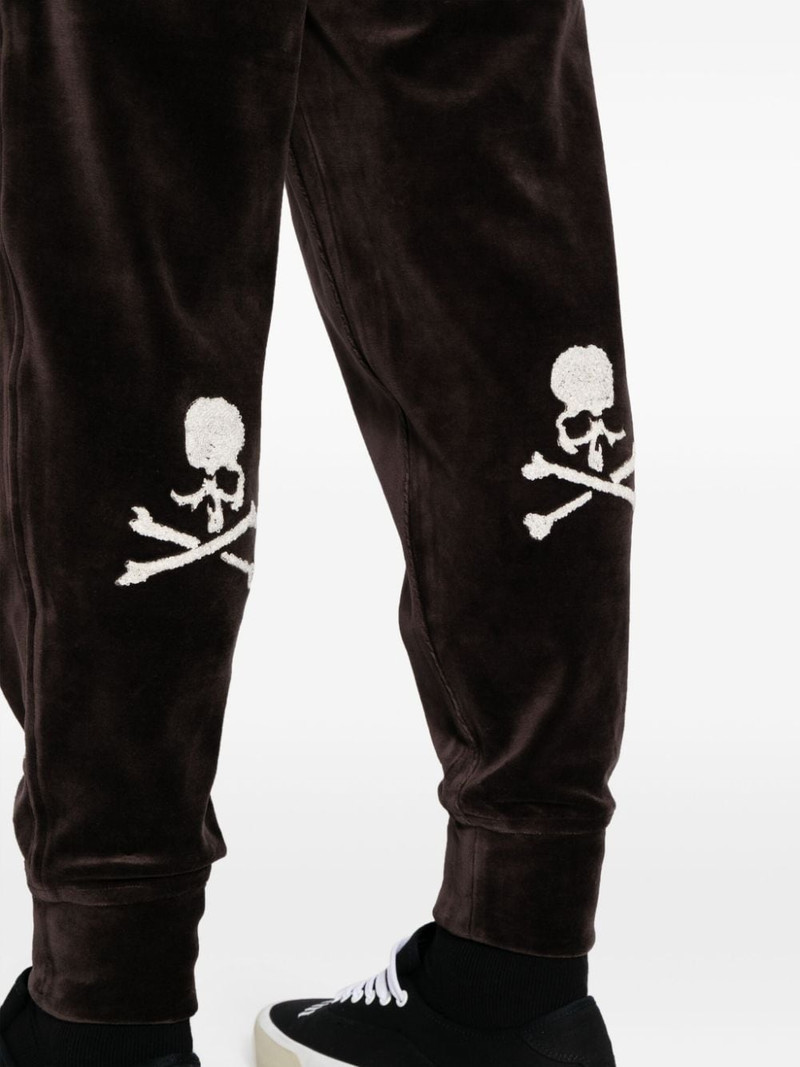 tapered velour track pants 5