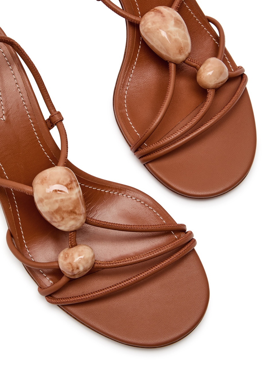 Zimmermann Gleam 65 Leather Sandals - 3