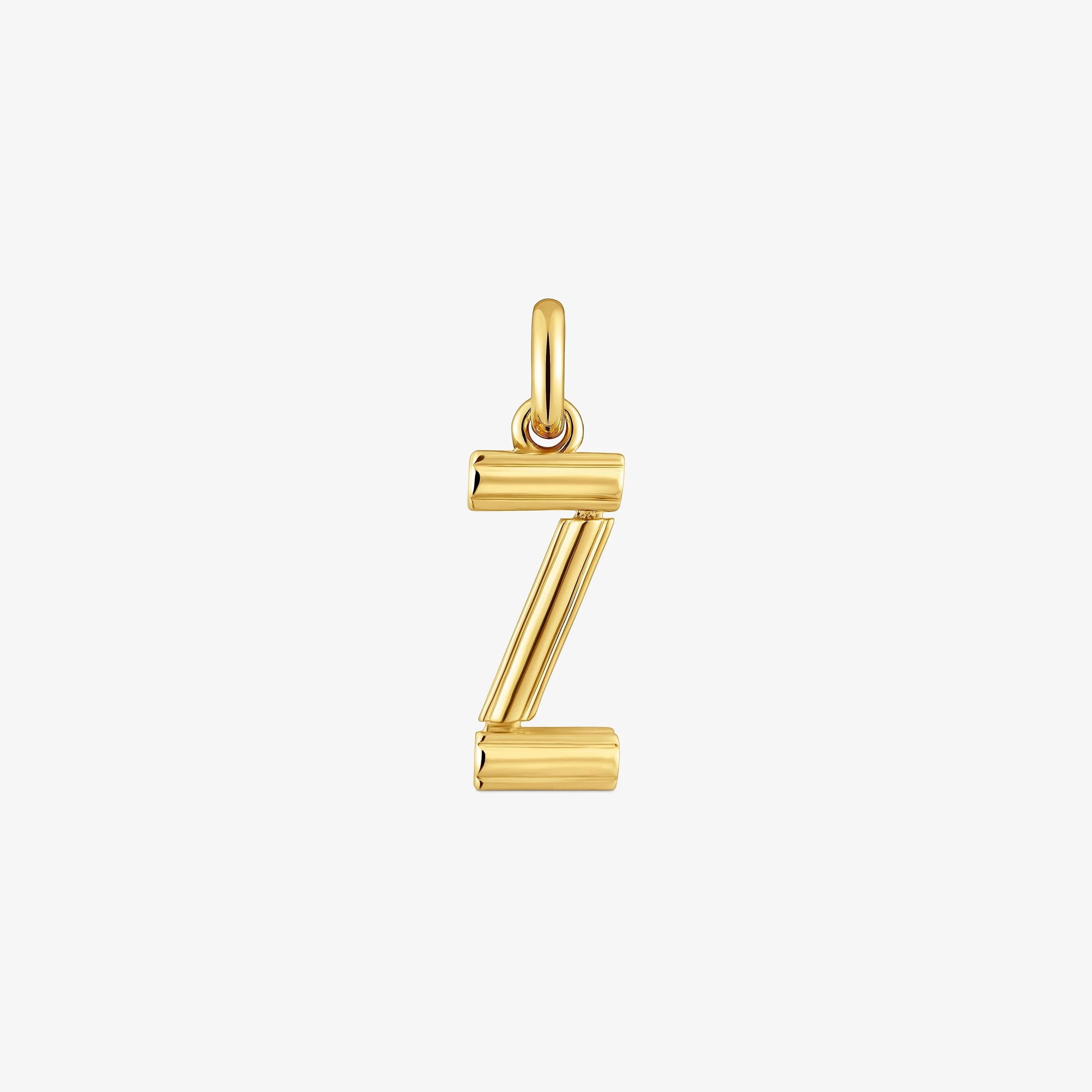 Medium 18K gold vermeil letter Z Pendant TOUS Alphabet - 1
