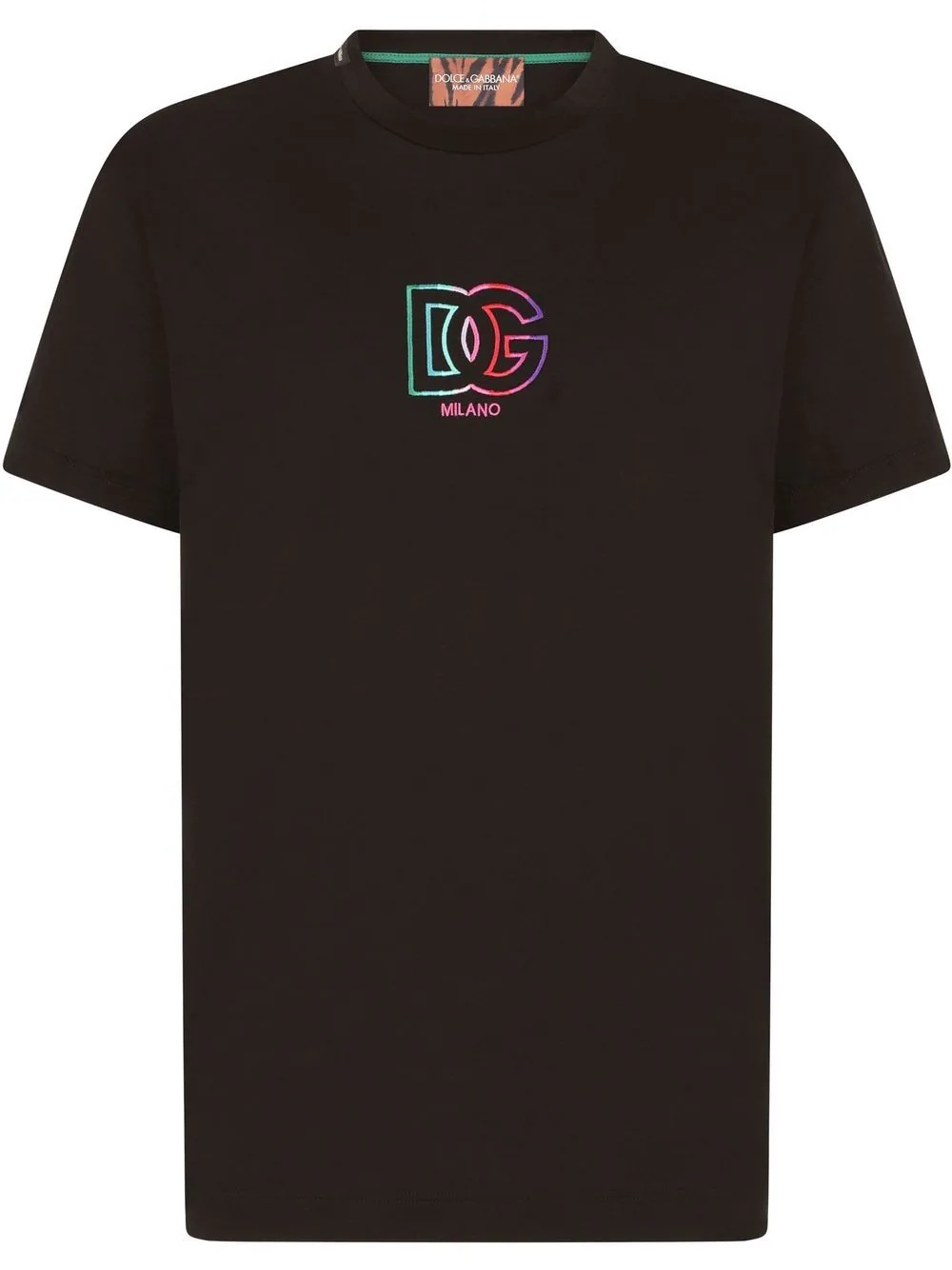 logo-embroidered T-shirt - 1