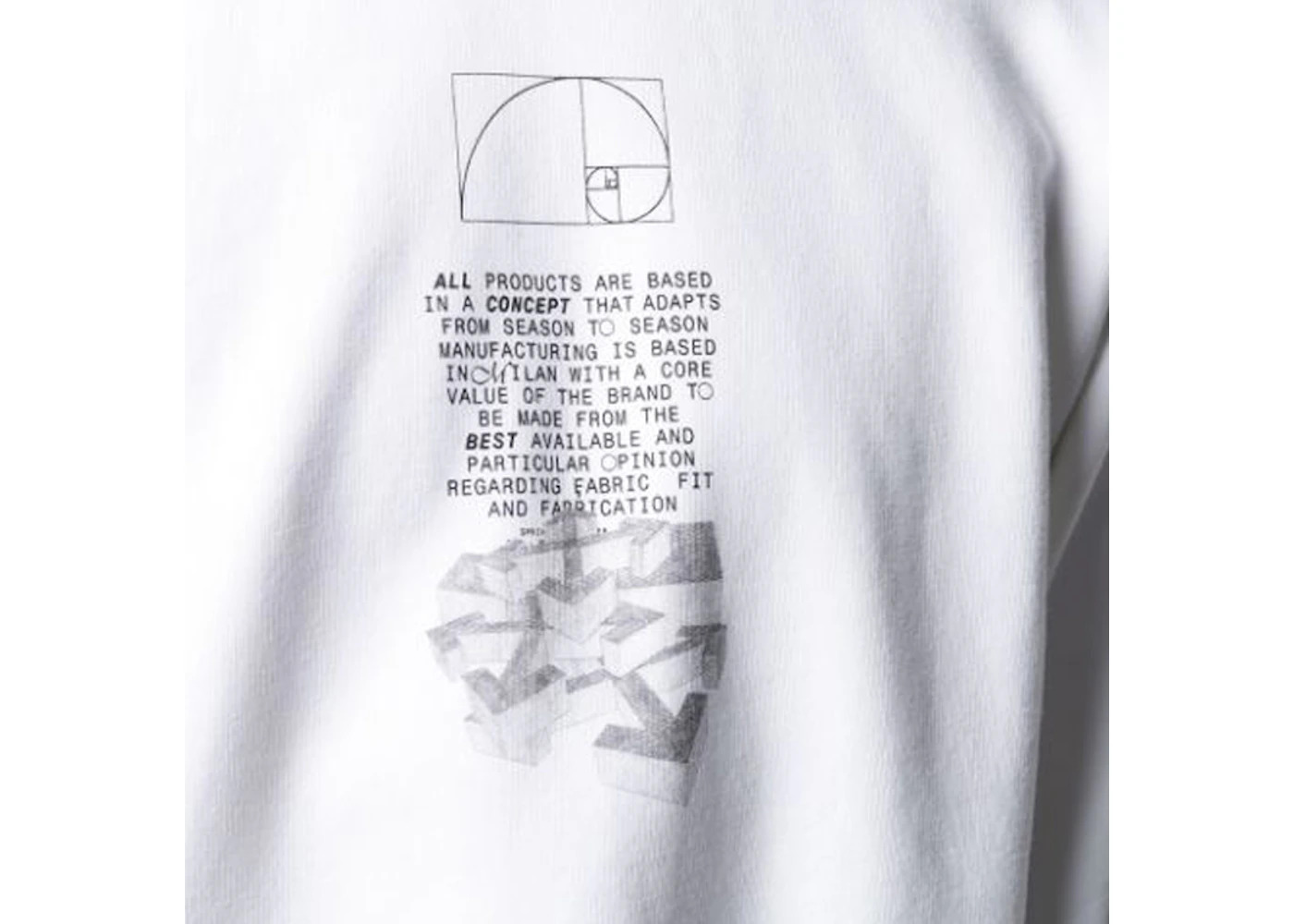 OFF-WHITE Dripping Arrows Incompiuto Sweatshirt White - 2