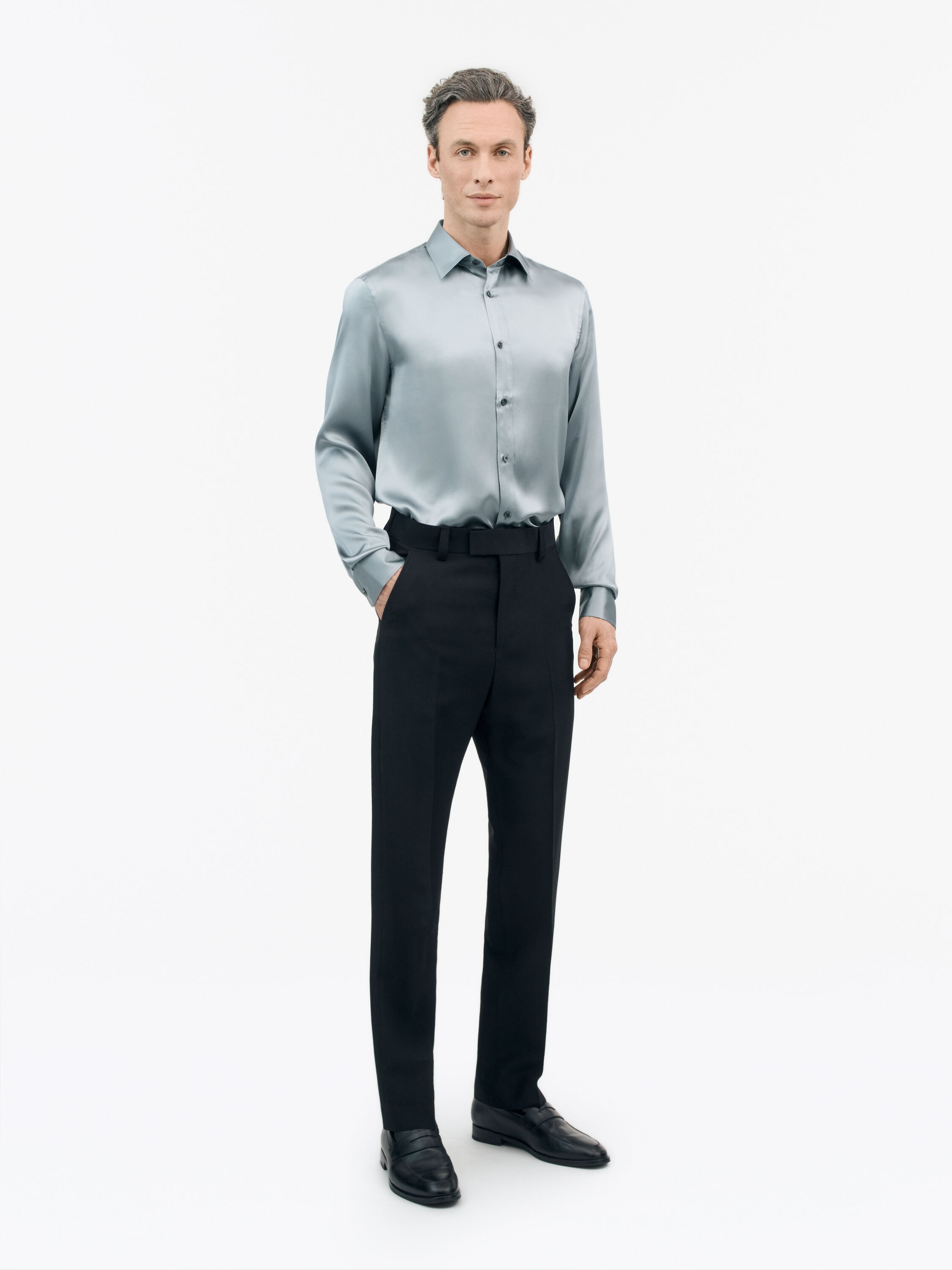 Lowan Regular-Fit Silk Shirt - 2