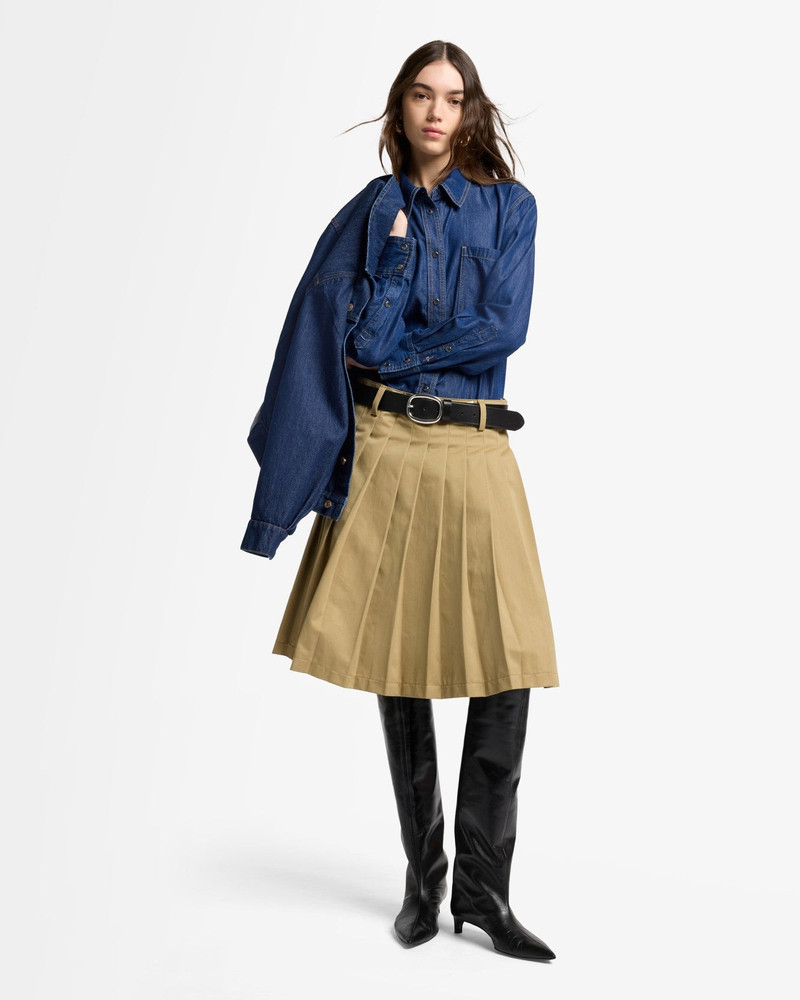MANKIND Twisted Trucker Jacket in Blue Petal 7