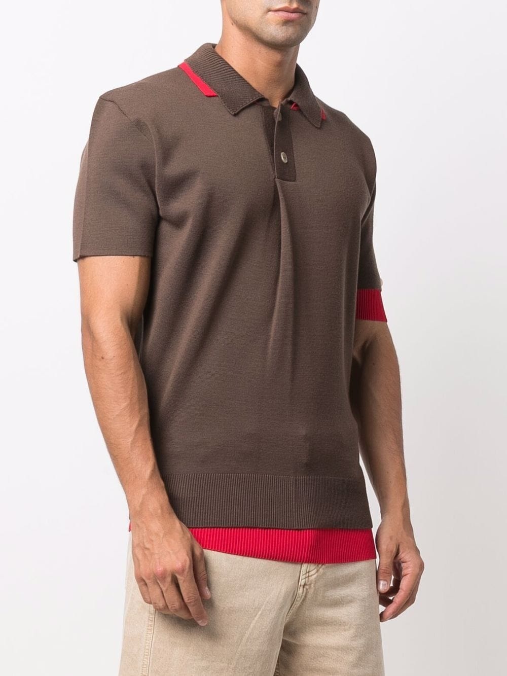 Le Double asymmetric polo shirt - 3